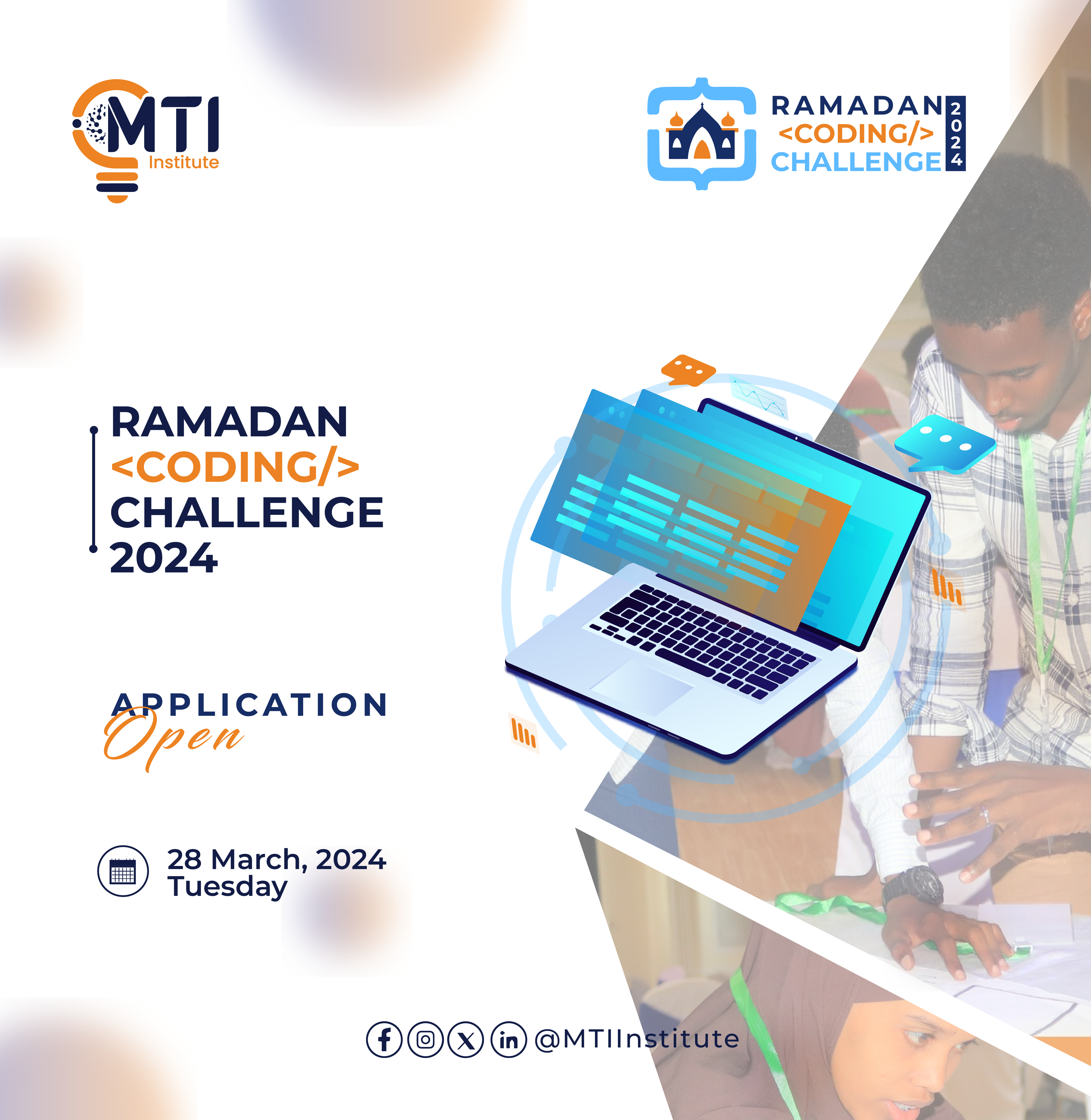 Announcement: Applications Now Open for the 2nd Ramadan Coding Challenge 2024 in Mogadishu! 🌙💻